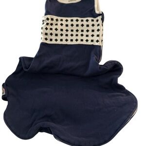 Nanit swaddle Cozy Navy Sleep Sack with Geometric Design